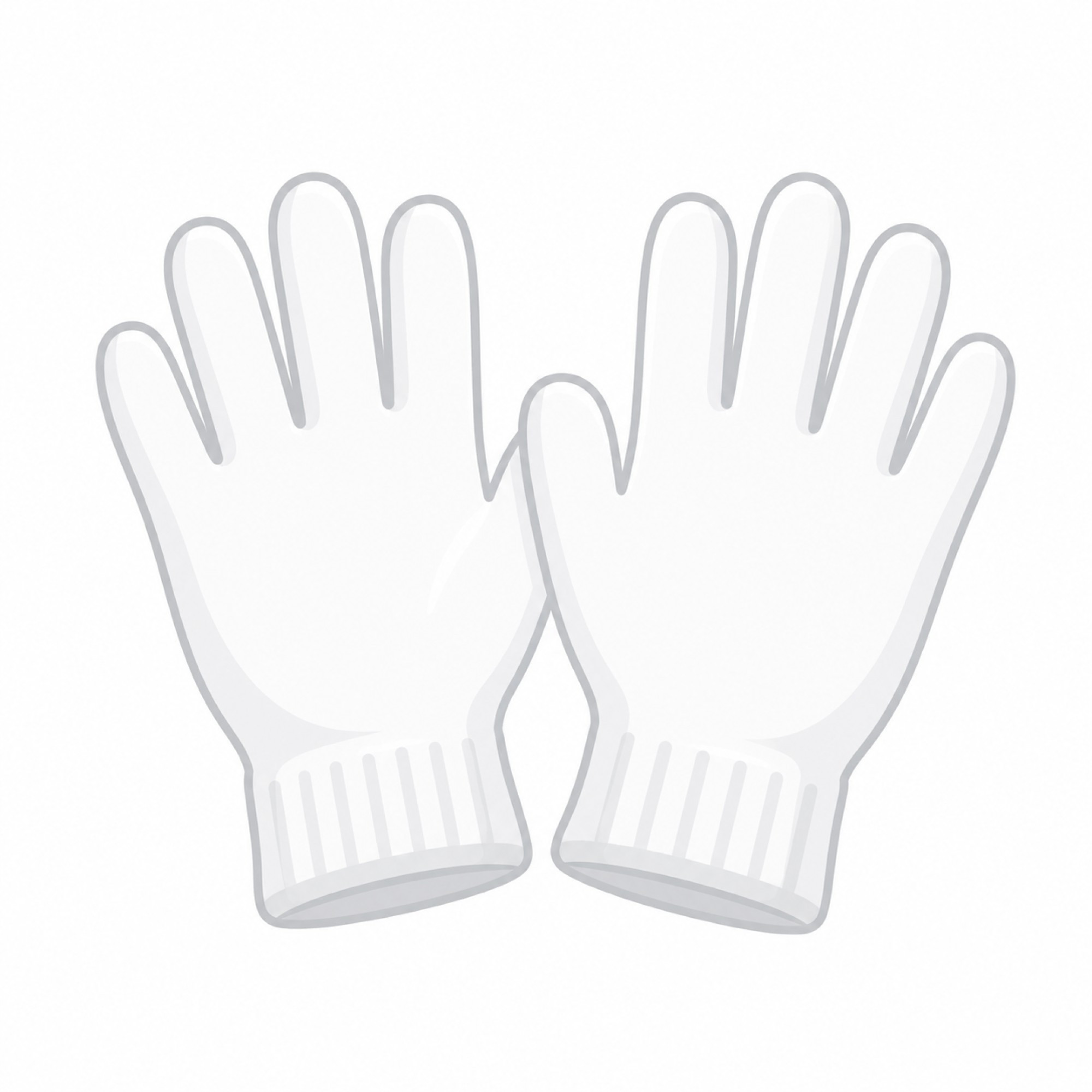 These are my white gloves.