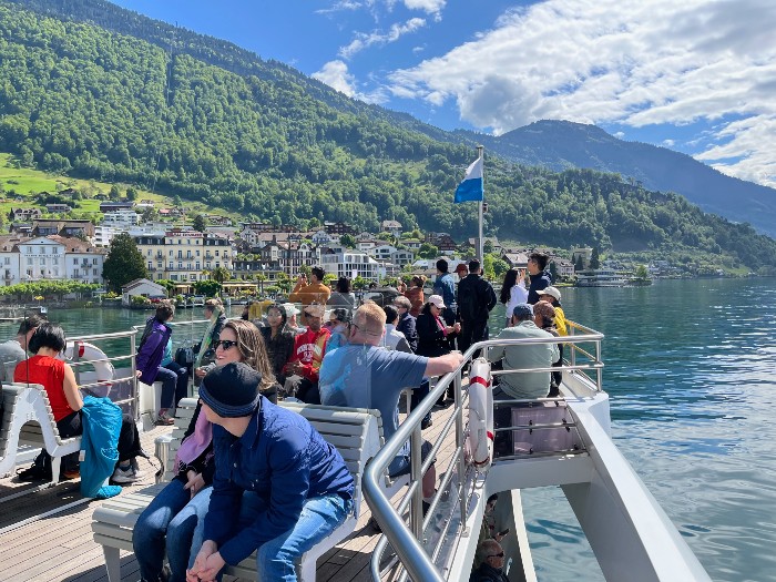 Boat ride from Lucerne to Vitznau
