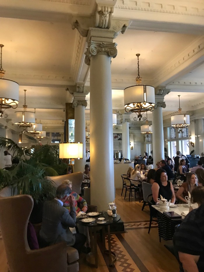 Inside the Empress Hotel at Afternoon Tea